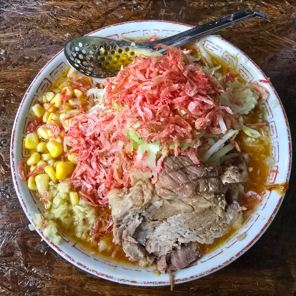 「【限定】味噌らーめん干しえび」@自家製麺 まさき（非乳化） 2号店の写真