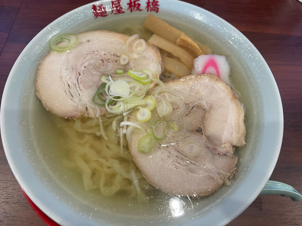 「Aセット（ラーメン＋餃子２個＋ライス）：1100円」@麺屋 板橋の写真