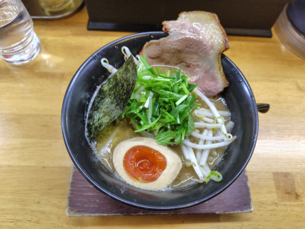 「えびそば(ミニ)」@麺屋 白神の写真