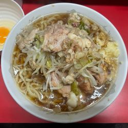 小ラーメン ¥800 生玉子 ¥50