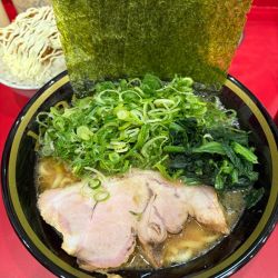 のり九条ネギラーメン ライス