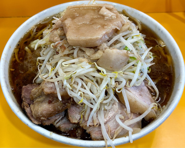 「限定 クローズ 麺増し ニンニク ヤサイ アブラ」@ラーメン二郎 八王子野猿街道店2の写真