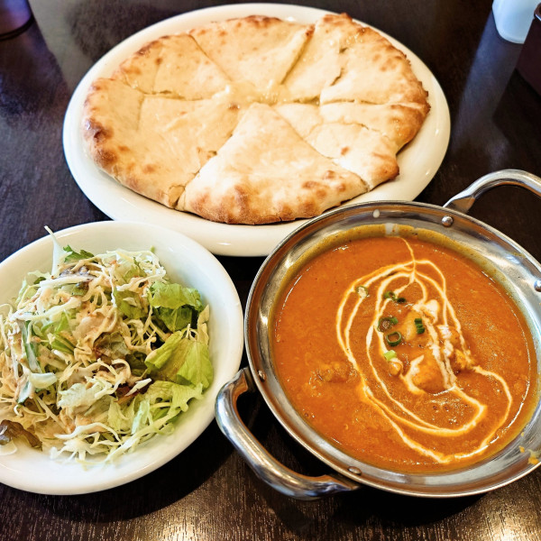 「Ａセット＋チーズナンに変更」@ブッダスパイスの写真