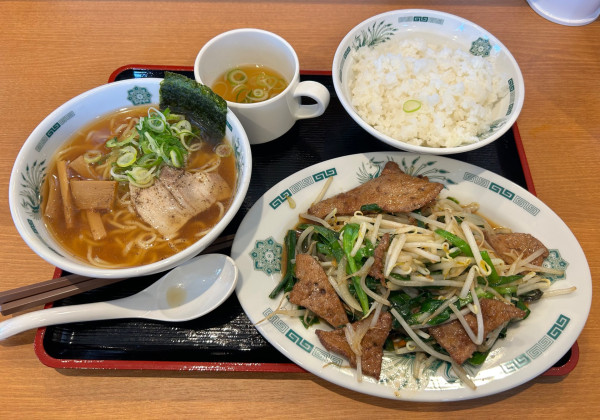 「半ラーメン(240¥)」@日高屋 水戸赤塚店の写真