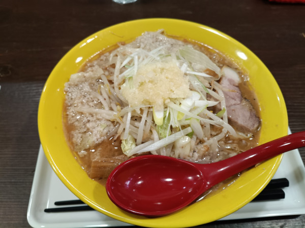 「3SO背脂ニンニク    1250円」@RA-MEN 3SOの写真