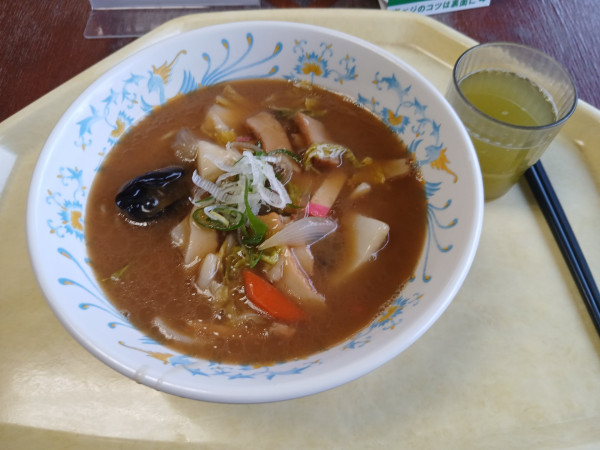 「あんかけラーメン 580円」@足立区役所 食堂の写真