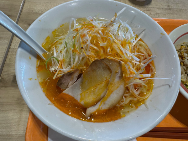 「塩ねぎらーめん　麺大盛」@幸楽苑 レイクウォーク岡谷店の写真