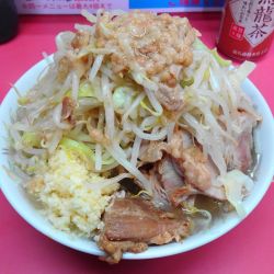 小ラーメン（1,000円）＋豚まし　ヤサイニンニクアブラ