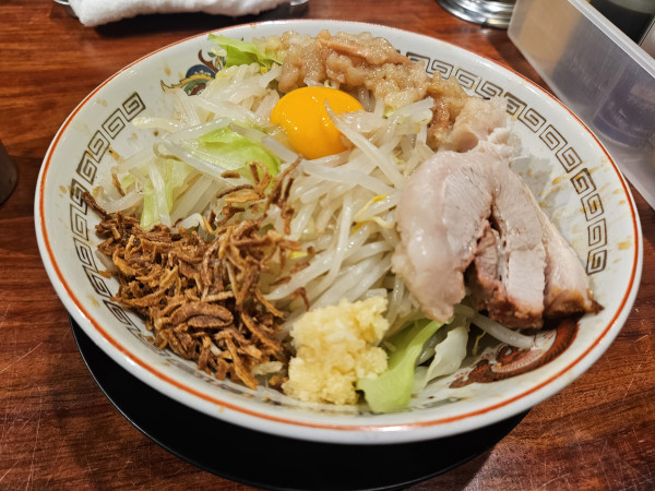 「ミニ汁なし」@豚山 関内店の写真