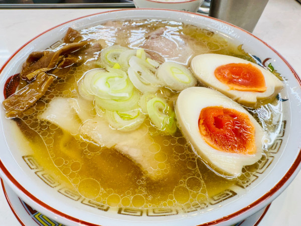 「味玉中華そば【1050円】」@元祖焼豚センター うる寅商店の写真