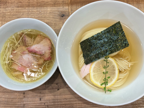 「昆布水つけ麺塩1050円」@3931WORKS.の写真