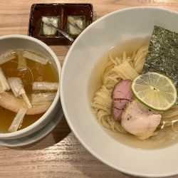 昆布水つけ麺塩1200円