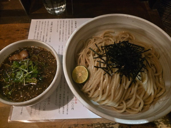 「支那つけそば大盛」@日本橋 製麺庵 なな蓮の写真