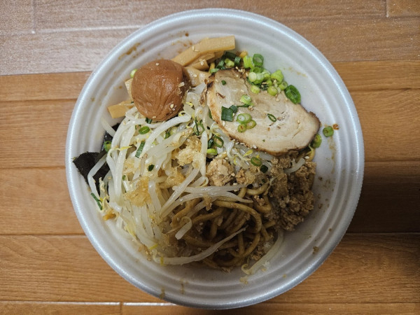 「新みぞれ混ぜ麺」@まぜめん91 神峰店の写真