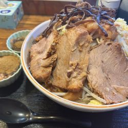 大豚ラーメン(全マシ)+シビレ脂+カレー脂