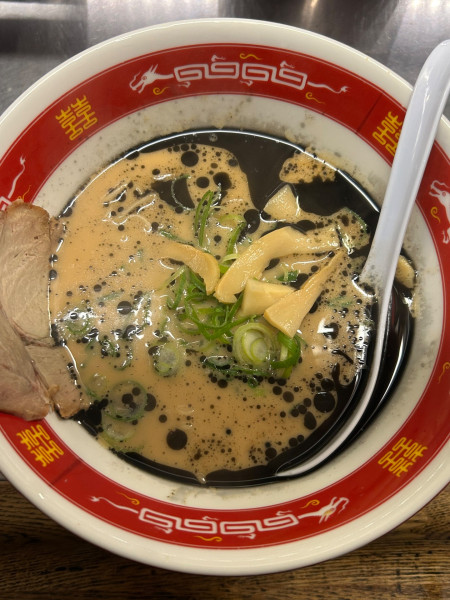 「黒とんこつ醤油」@心斎橋 大阪麦風らーめんの写真
