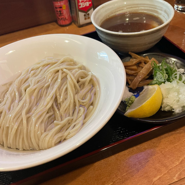 「昆布水つけ蕎麦 醤油　1,100円」@中華蕎麦 ハレノヒの写真