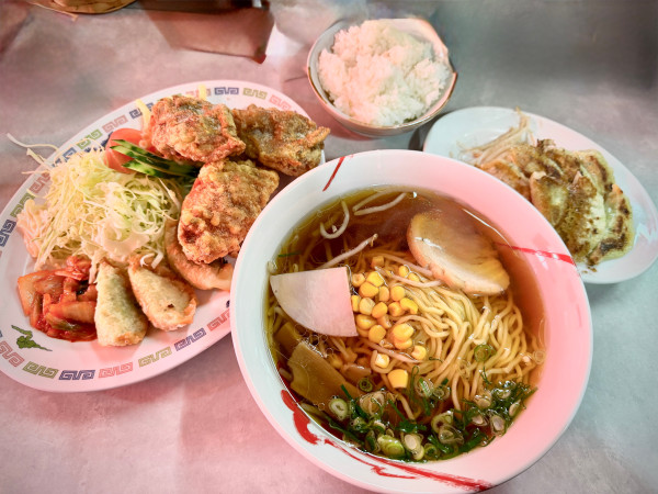 「Cセット1300円+餃子400円」@さだの苑の写真