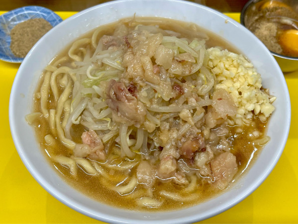「ラーメン 小+スキヤキ玉子」@豚が1番⭐︎脂が2番の写真