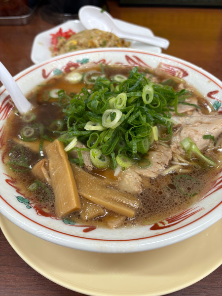 「ラーメンセット(ラーメン並、炒飯小)」@本家 第一旭たかばし 寺田店の写真