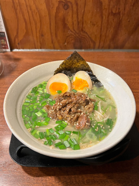 「岐南牛骨ラーメン」@らーめん つけ麺 花銀の写真