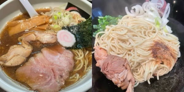 「にぼしそば 和え玉」@おおぜき中華そば店の写真