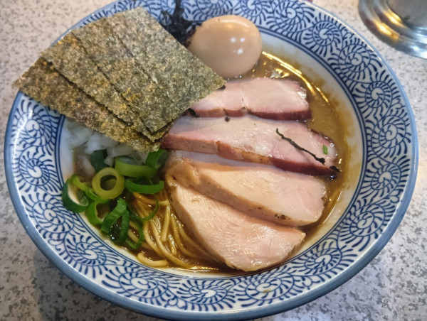 「特製煮干しラーメン　和え玉ハーフ」@破壊的イノベーションの写真