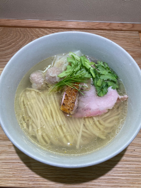 「わんたん(2個)入り塩らぁめん」@せいめん 未さくの写真