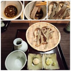 辛味大根そば(太打ち)　¥1050