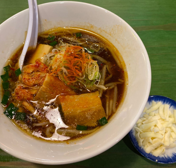 「【限定】スンドゥブ★ダイナマイト　１３５０円」@琉球新麺 通堂 横浜ラーメン博物館店の写真