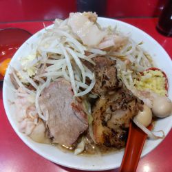 小ラーメン＋生玉子、炙､ショウガ半分