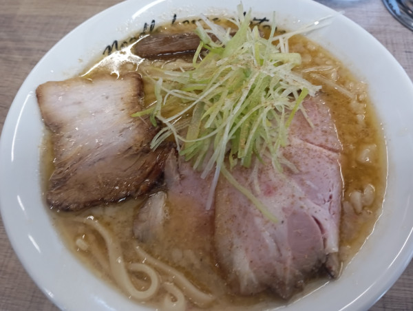 「（限定）味噌（背脂）らぁ麺¥1200」@麺庵ちとせの写真