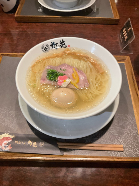 「鯛塩らぁ麺」@鯛塩そば 灯花 そごう横浜店の写真