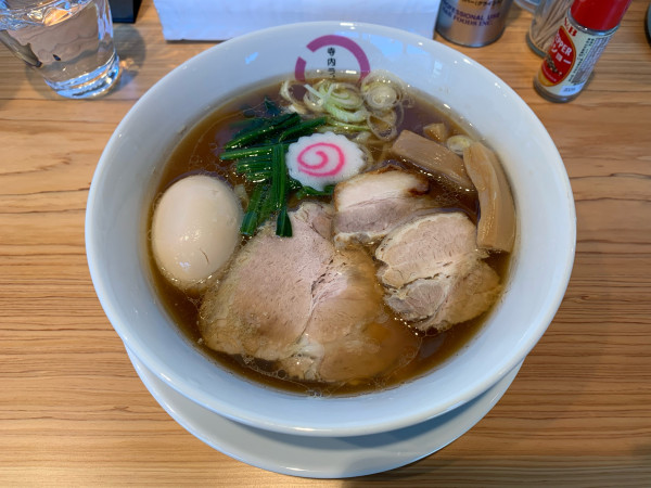 「ラーメン＋煮たまご 1,150円」@寺内ラー麺店の写真