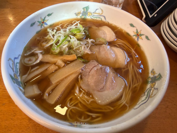 「中華そば大盛　1050円」@宮川中華そばの写真