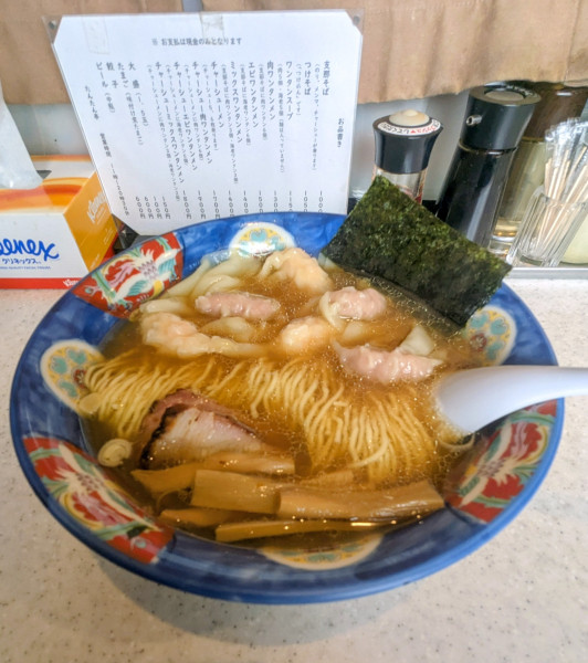 「ミックスワンタンメン  1,400円」@たんたん亭の写真