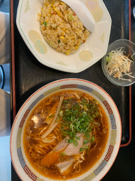 「赤尾道半ちゃんセット　950円」@一龍の写真