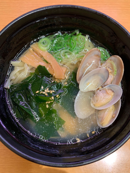 「スシロー貝塩ラーメン」@スシロー 本八幡北口店の写真