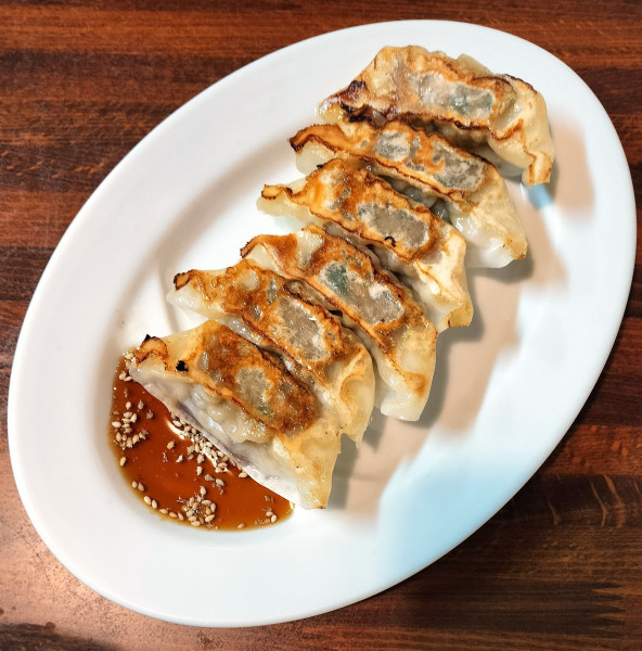 「焼ぎょうざ 500円」@熊本ラーメン こむらさき 上通中央店の写真
