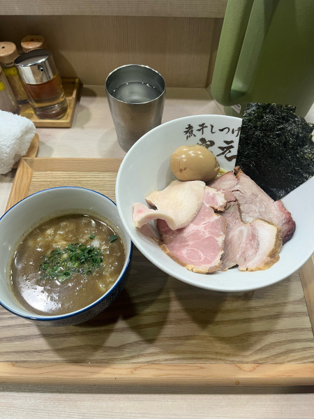 「極濃煮干しつけ麺」@煮干しつけ麺 宮元の写真