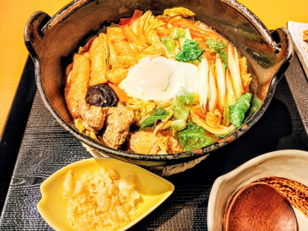 「味噌煮込みうどん」@味の民芸 太田店の写真