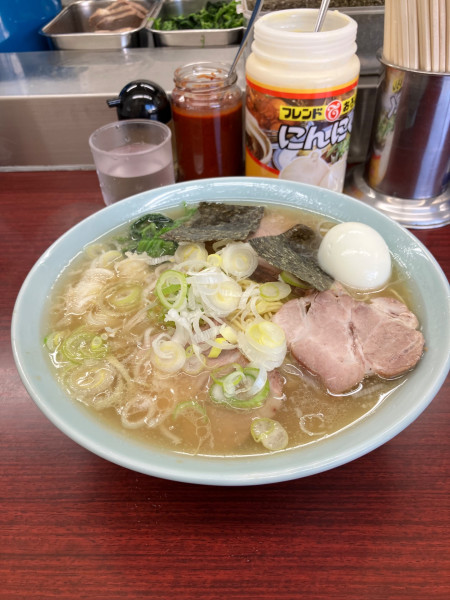 「チャーシュー麺大盛り　ねぎ　玉子」@ラーメンビッグの写真