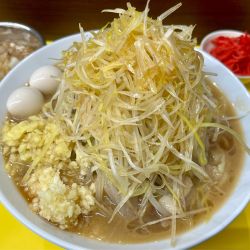 1番セット(ラーメン 小 200g 味ネギ 生姜 ポン酢おろし)