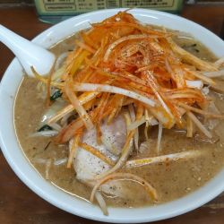 ネギ味噌ラーメン大盛り