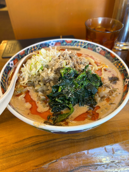 「極濃四川担々麺1000円＋大盛130円」@極濃湯麺 フタツメ 前橋店の写真