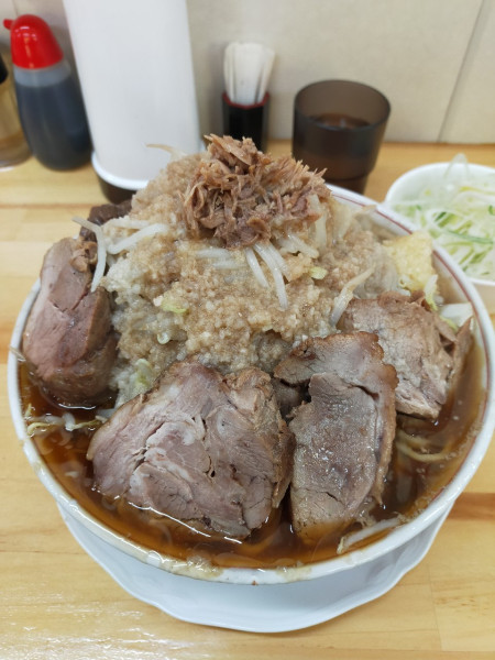 「ラーメン中300g¥1,050麺増し200¥200」@ラーメン ガッテン 神栖木崎店の写真