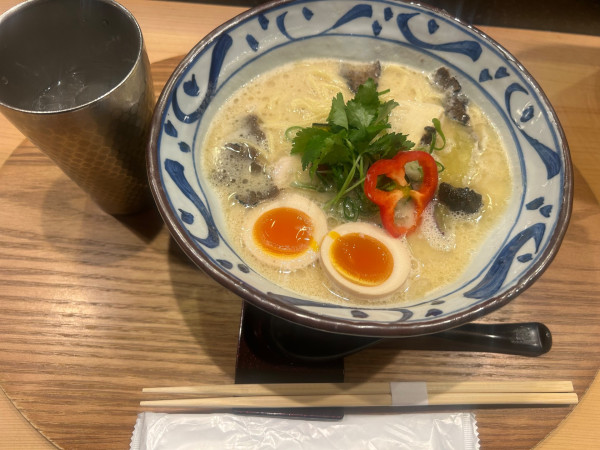 「鶏白湯トリュフSoba 3,000円」@銀座 篝 本店の写真