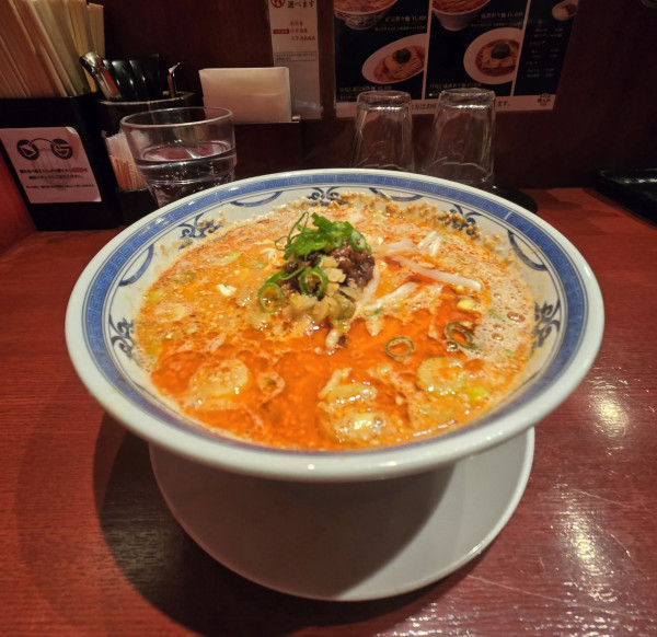 「正宗担々麺(麻婆飯セット)」@成都正宗担々麺 つじ田 赤坂アークヒルズ店の写真