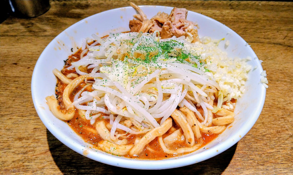 「【限定】ピザ汁なし」@MEN YARD FIGHTの写真