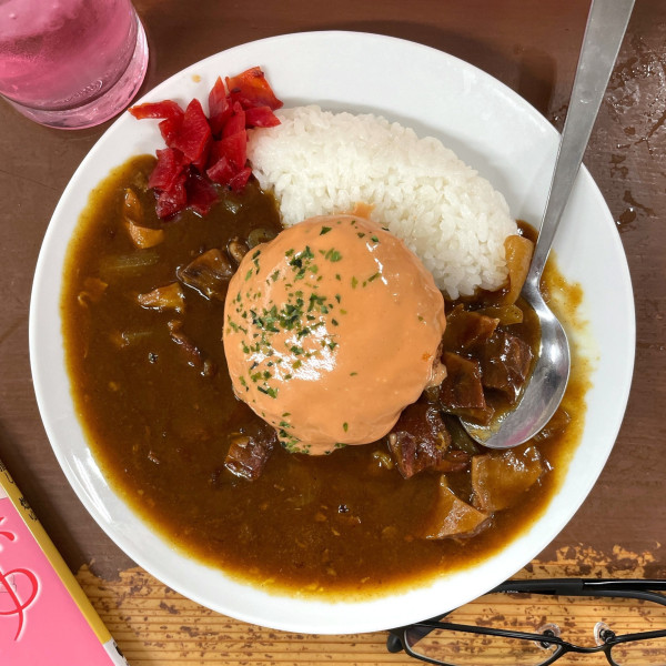 「メンチカツカレー（ライス超少なめ）」@大衆食堂スタンド そのだ 五反田店の写真